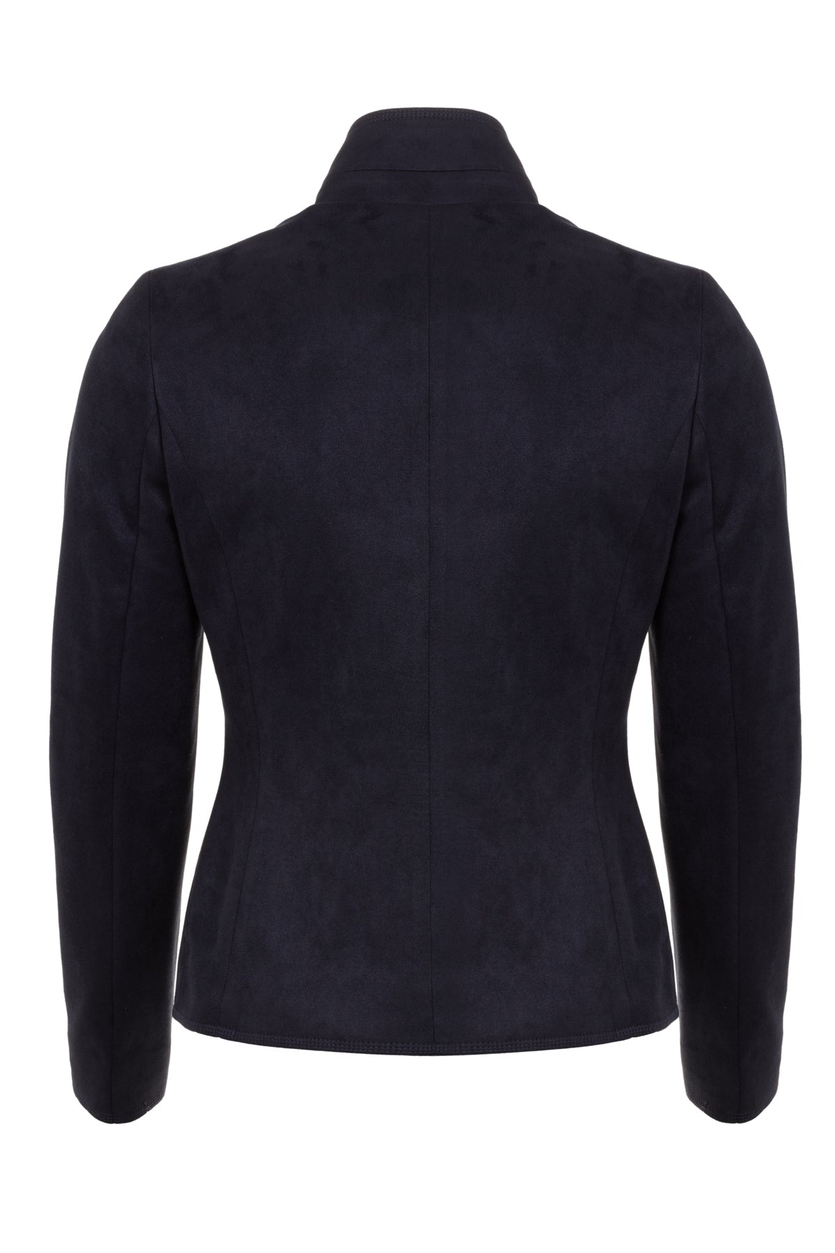 Gwen Navy - Blazer in scuba suède