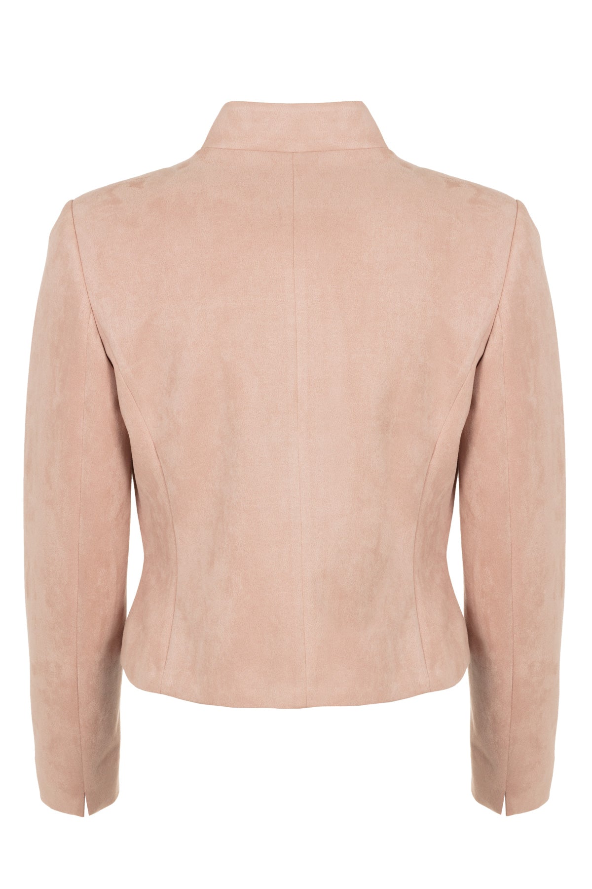 Rosalin Cotton Pink - Blazer in scuba suede