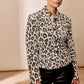 Runa - Blazer in jacquard panter knit