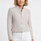 Scotti Cobalt- Blazer in multicolor chanel knit