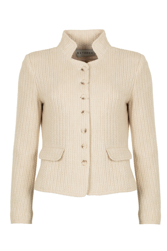 Beatrice - Blazer with cable pattern