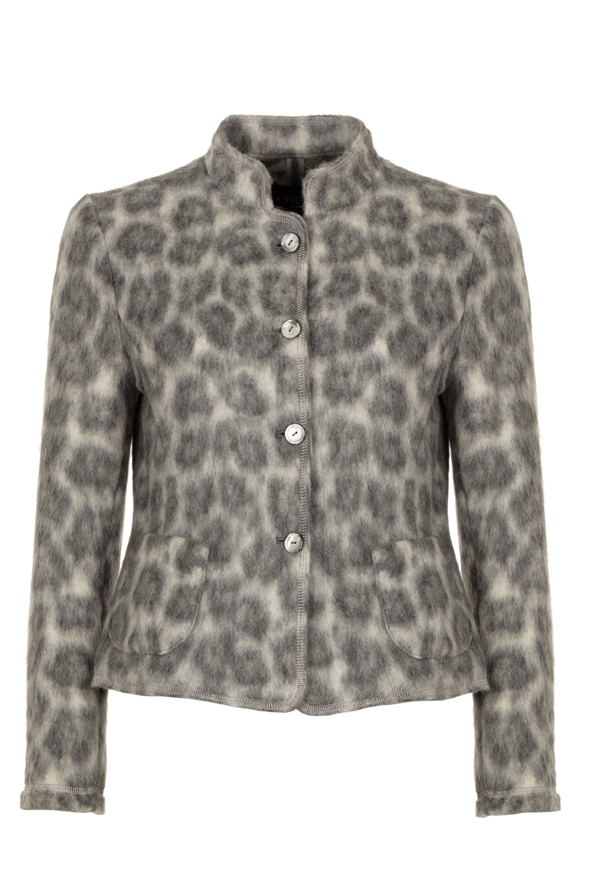 Bente - Blazer with soft leopard