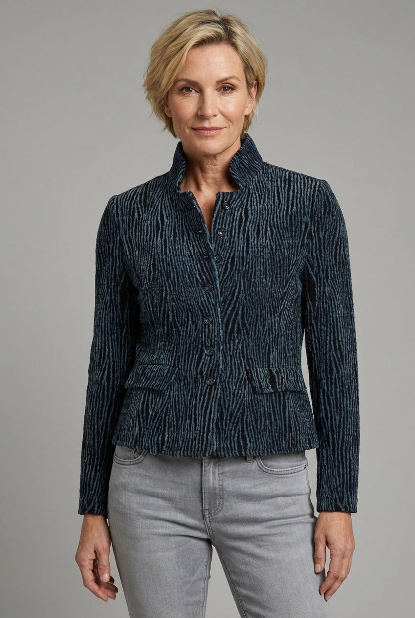 Lela Steel Blue - Soft Blazer