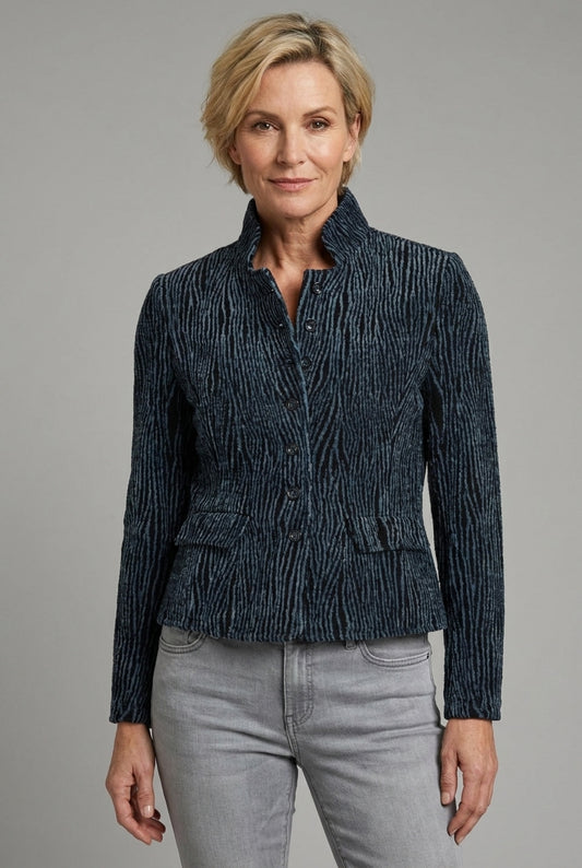 Lela Steel Blue - Soft Blazer