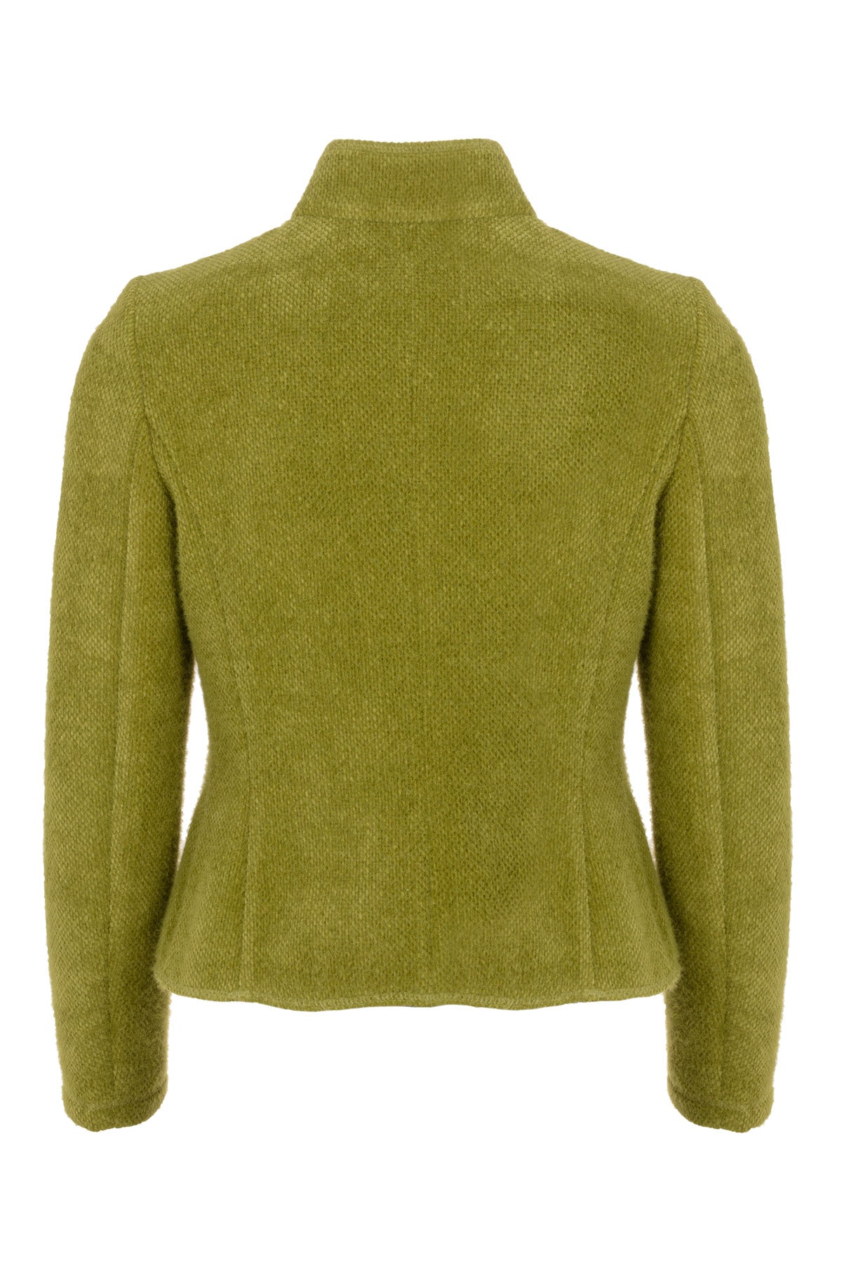 Maartje Snake Green - Blazer met stretch