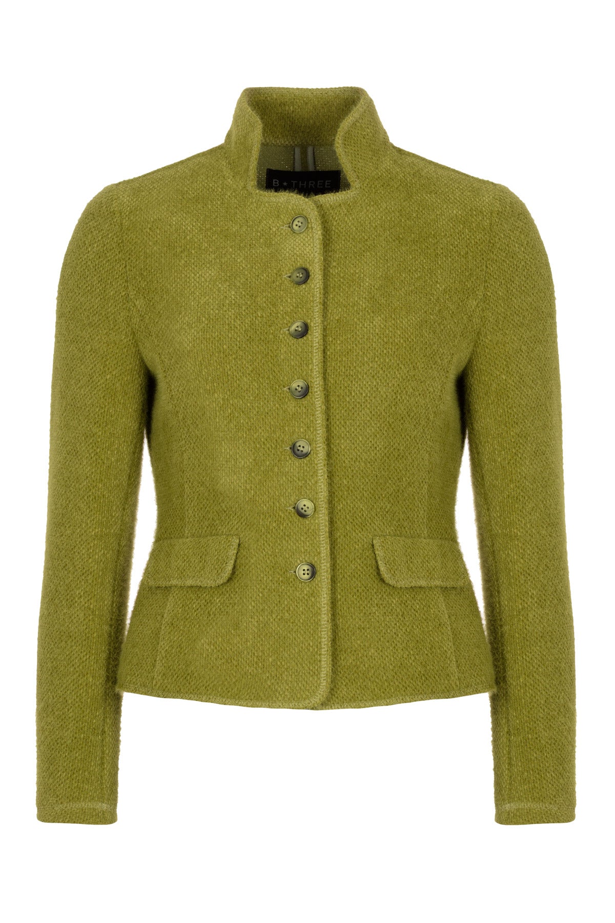 Maartje Snake Green - Blazer met stretch
