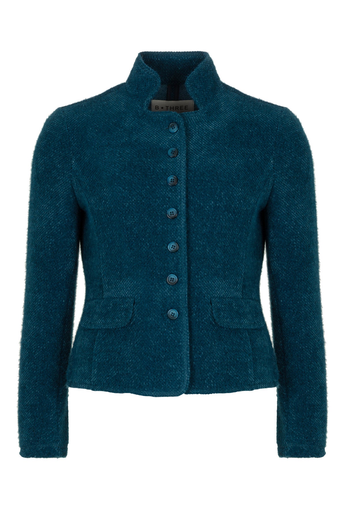 Maartje Petrol Blue - Blazer met stretch