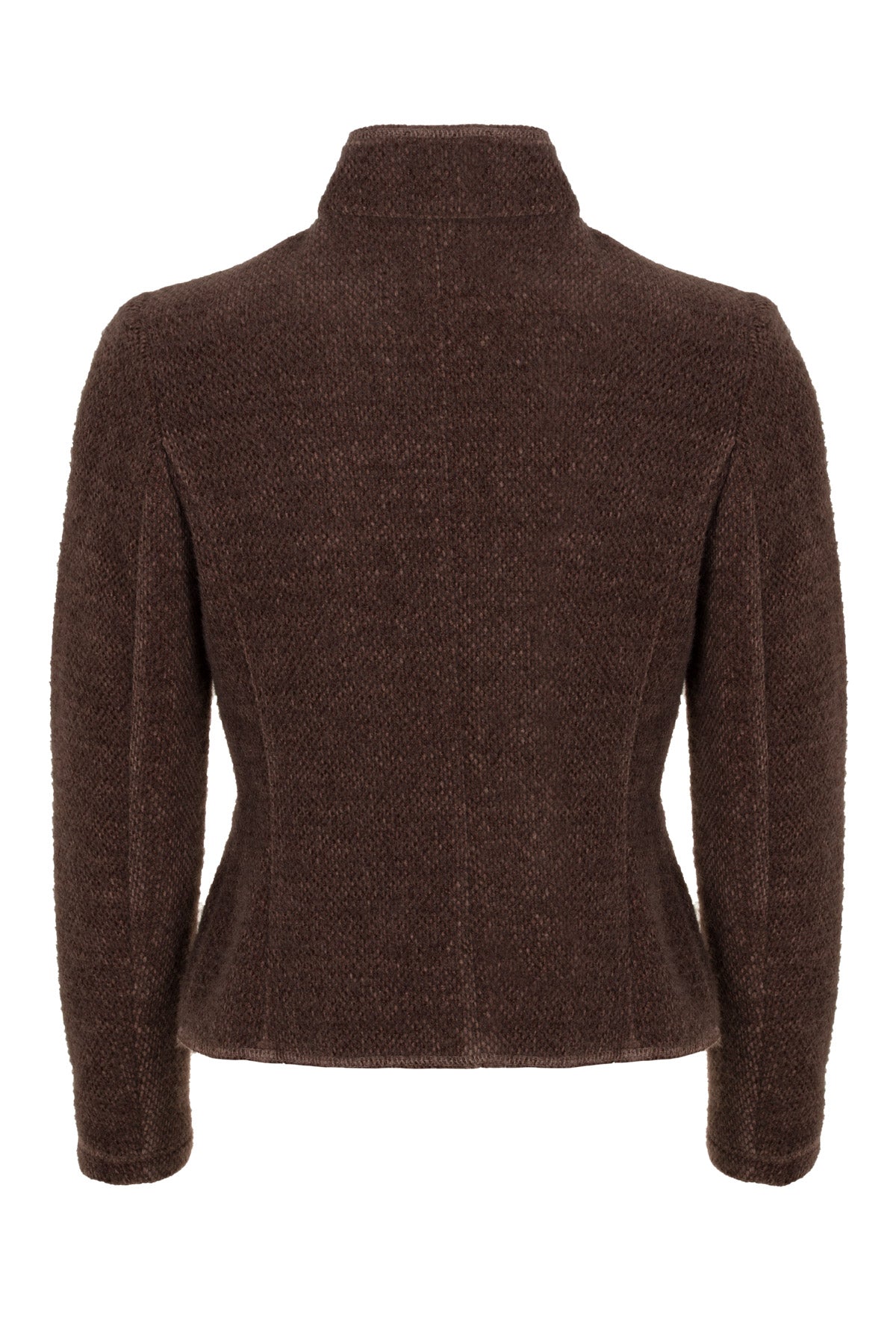 Maartje Walnut - Blazer met stretch