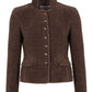 Maartje Walnut - Blazer met stretch