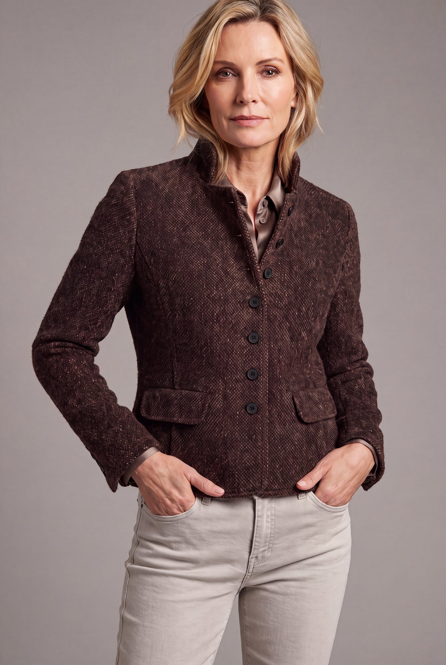 Maartje Brown melange - Super zachte blazer