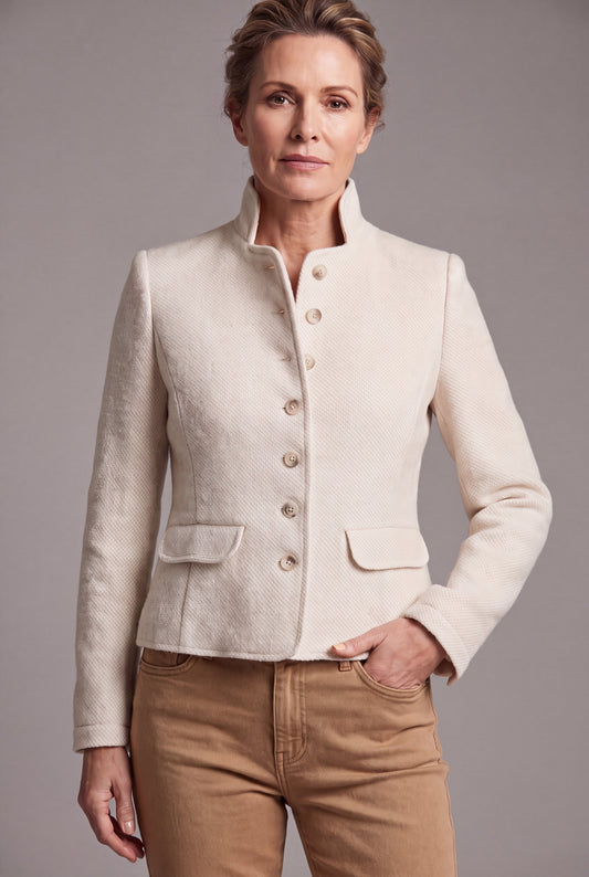 Maartje Off White - Super zachte blazer