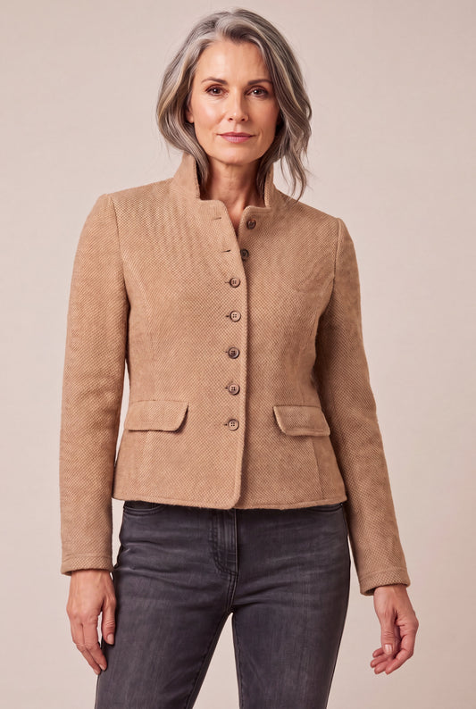 Maartje Soft Camel - Super zachte blazer