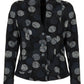 Quinty Blazer Navy - Woven Jacquard
