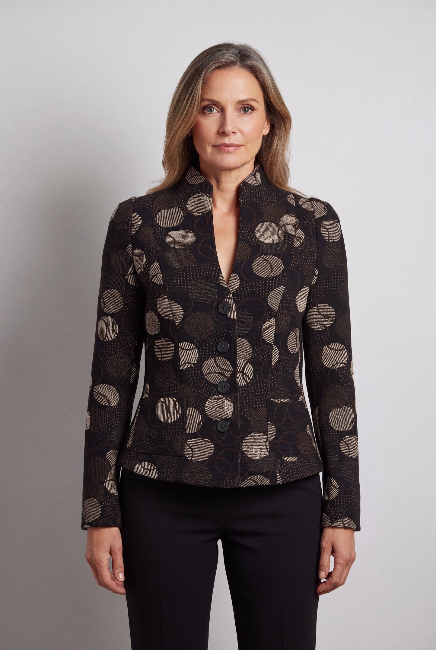 Quinty Blazer - Woven Jacquard