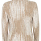 Raavi - Blazer soft knit in two tone