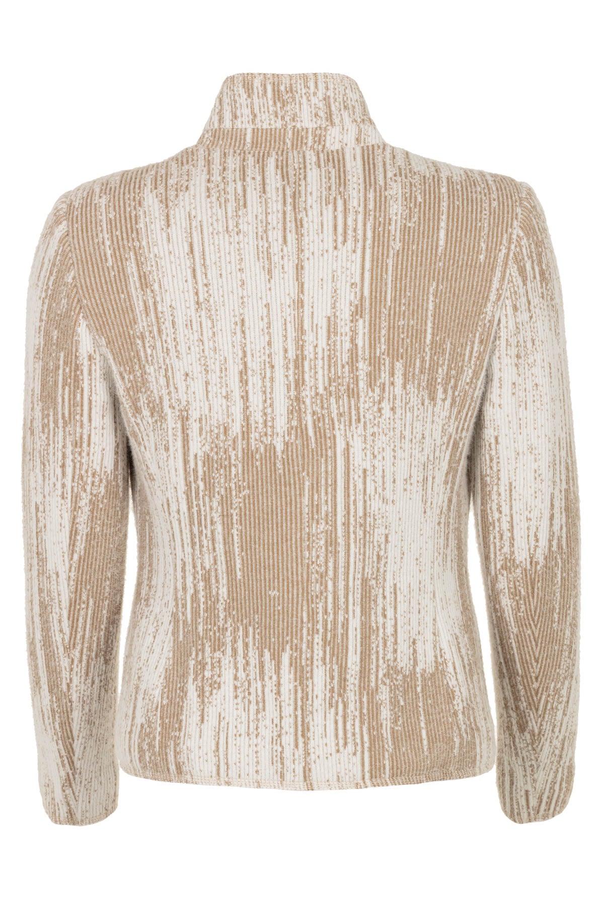 Raavi - Blazer soft knit in two tone