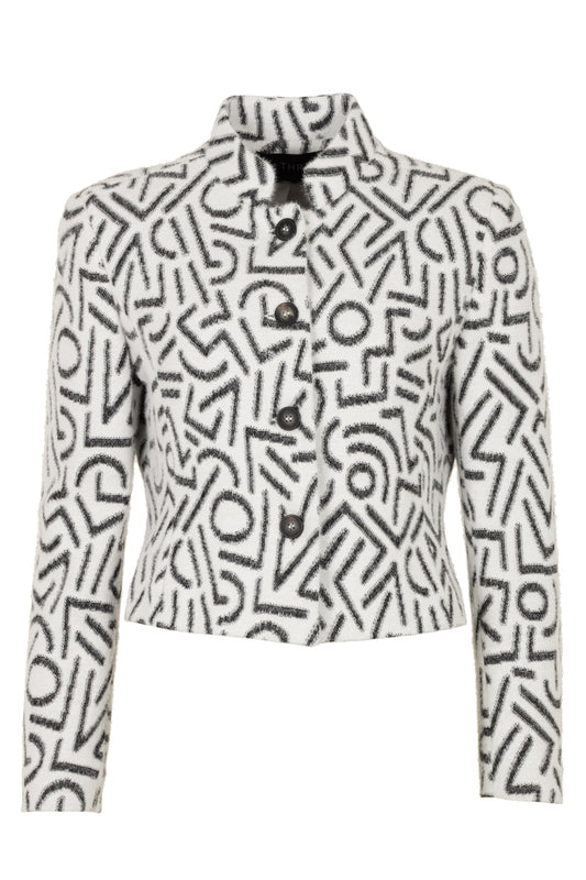 Rachana - Blazer soft knit figures