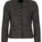 Robijn - Blazer black with multicolor check