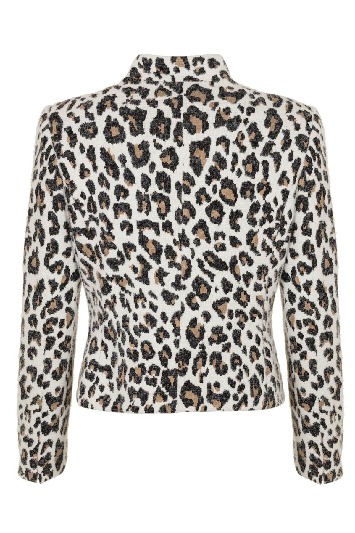 Runa - Blazer in jacquard panter knit