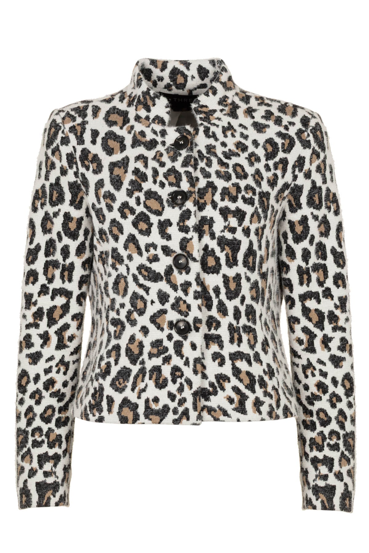 Runa - Blazer in jacquard panter knit