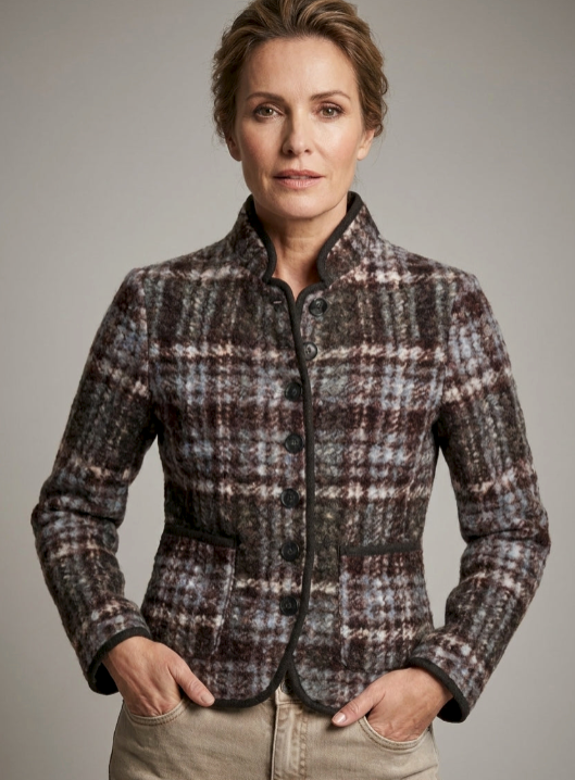 Faye Steel Blue - Ruiten blazer