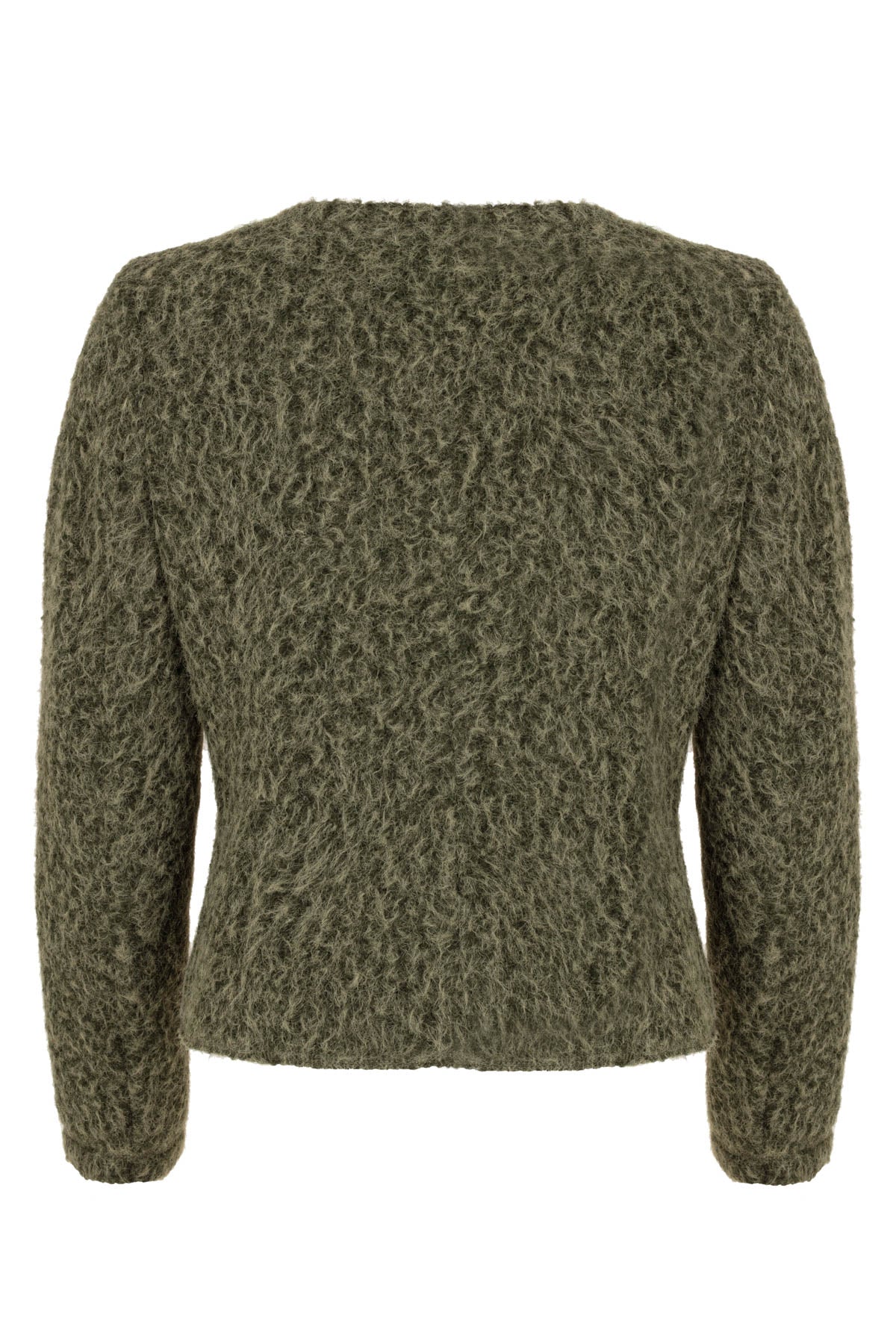 Steph Olive Green - Hairy blazer