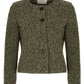 Steph Olive Green - Hairy blazer
