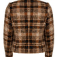 Umber Walnut - Ruiten bouclé blazer
