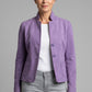 Gwen Lavender - Blazer in scuba suède