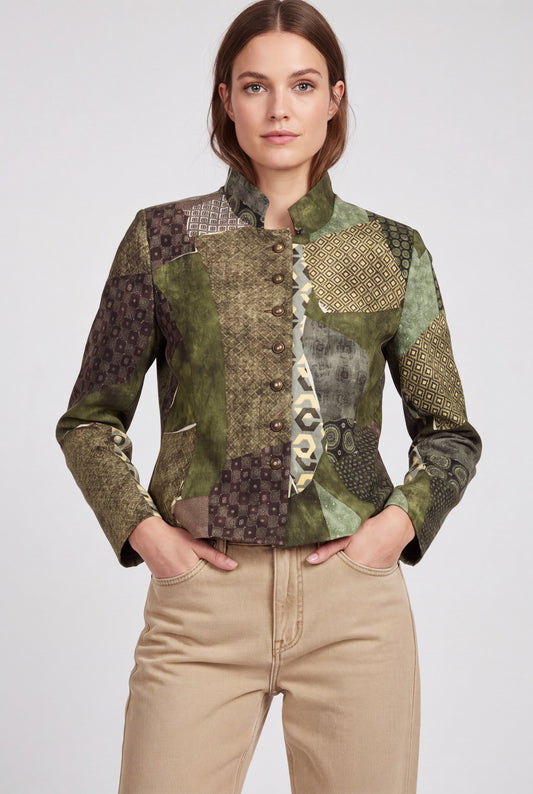 Daisy Olive green - Soft blazer