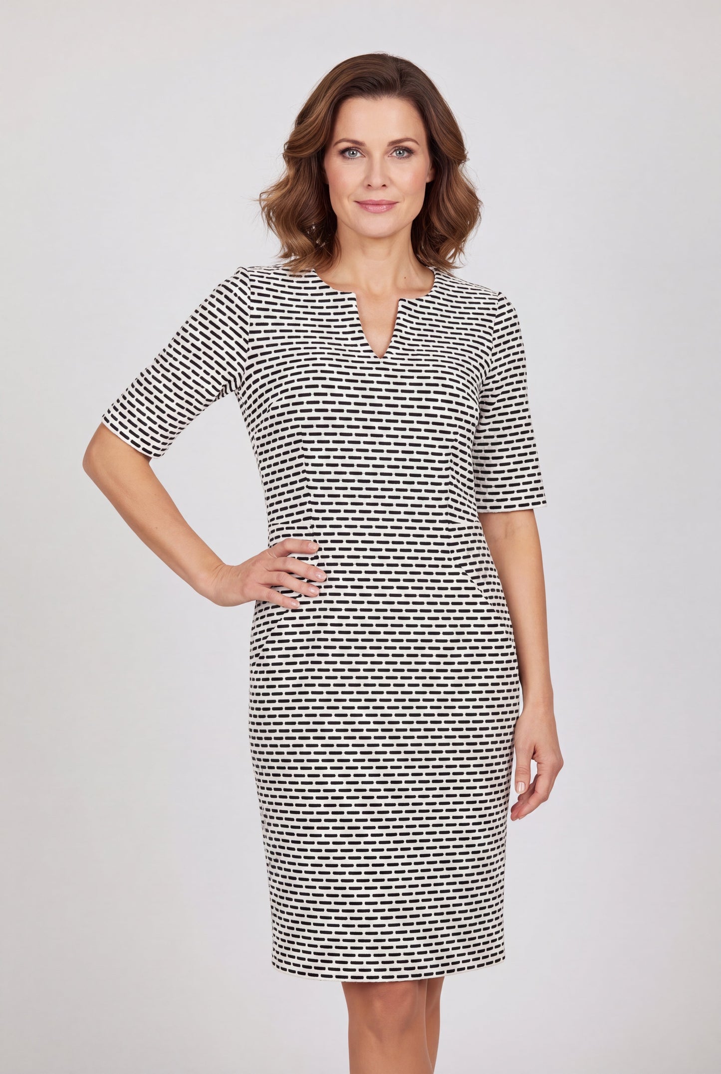 Julia Off white -  Jurk