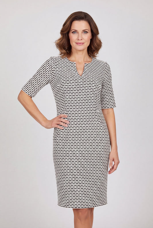 Julia Off white -  Jurk