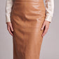 Simone Camel - Vegan Leather Rok