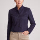 Rosalin Navy - Blazer in scuba suede