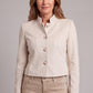 Rosalin Sugar - Blazer in scuba suede