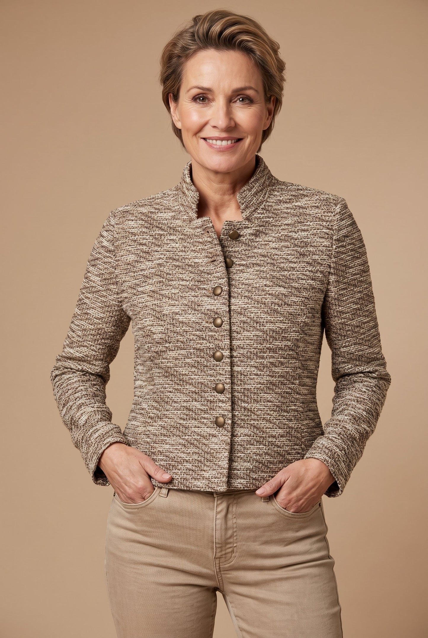 Coco Chestnut - Stretch blazer